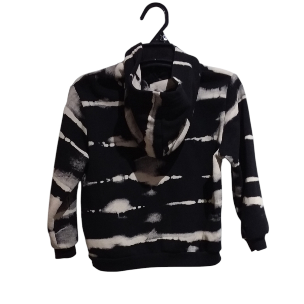 H&M Girls Black Tie Dye Hoodie - Picture 2 of 5